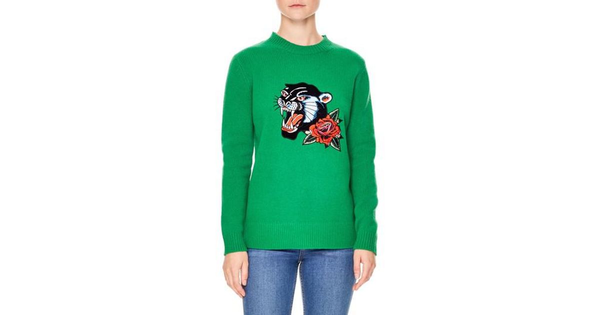 sandro green sweater