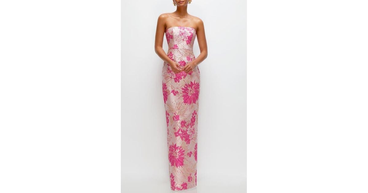 knee length dresses for ladies Petal and Pup Women's Rhea Strapless Midi Dress main image 1