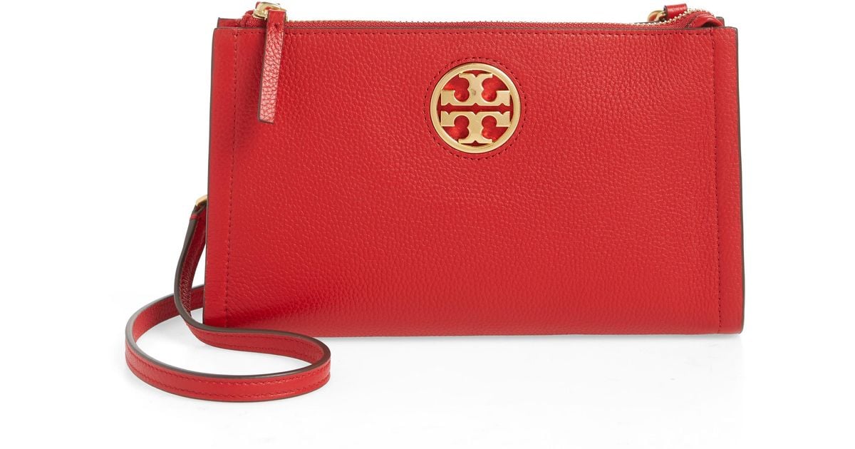 Tory Burch Carson Zip Top Crossbody Bag Lyst