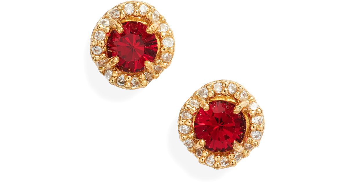 kate spade ruby stud earrings
