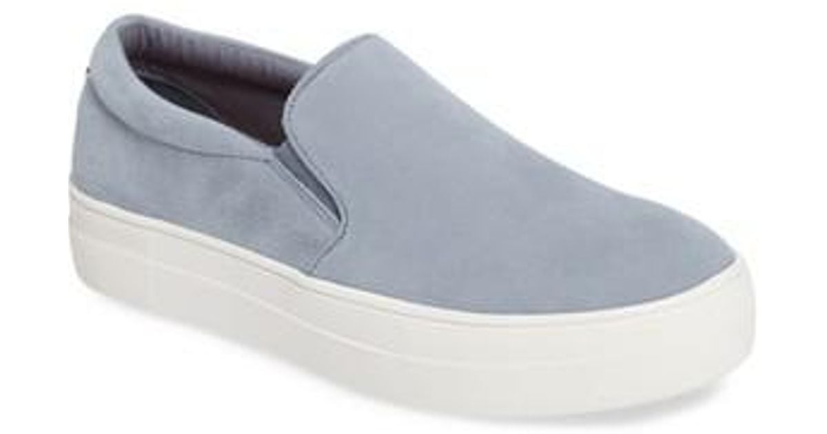 steve madden slip on sneakers suede