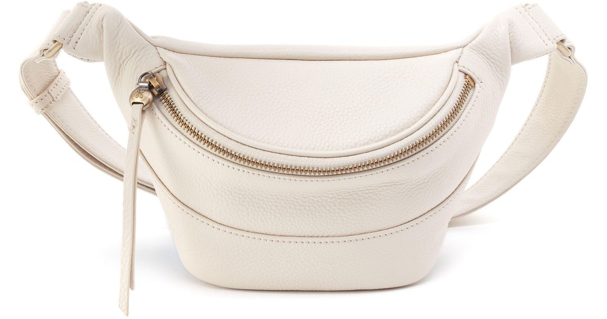 Hobo International Jett Leather Belt Bag in White Lyst