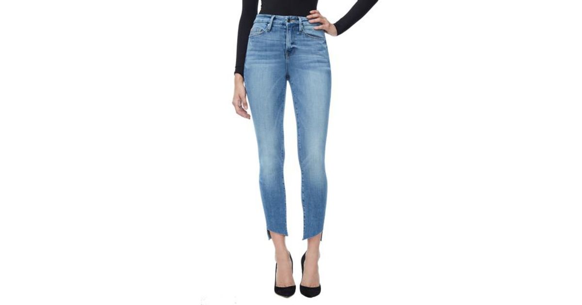 good legs high waist skinny jeans good american