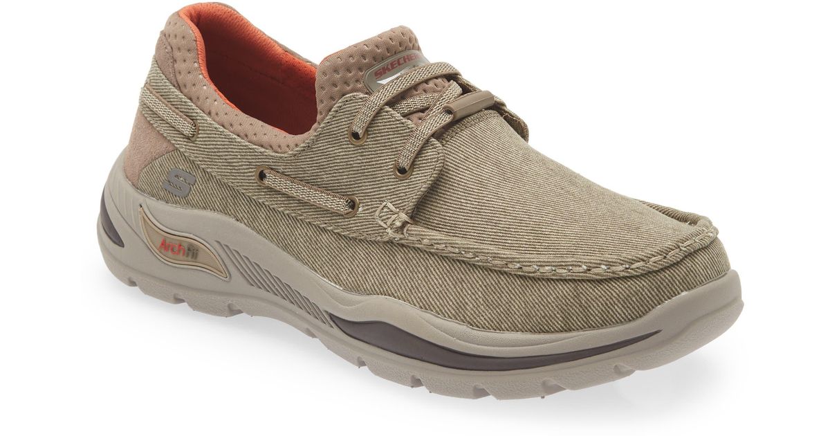 Skechers Motley Oven Arch Fit Sneaker in Natural for Men | Lyst