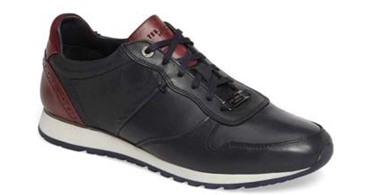 ted baker leather sneakers
