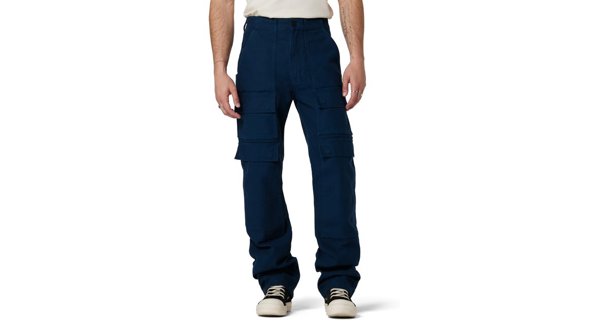 Hudson Jeans Achea Cotton Twill Cargo Pants in Blue for Men Lyst