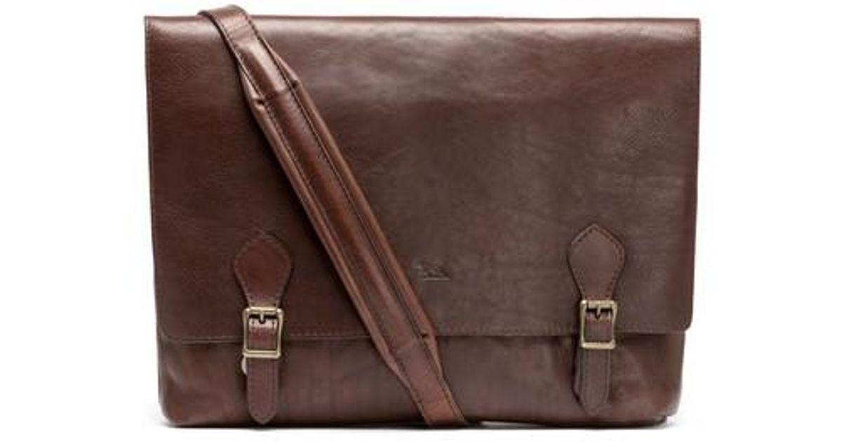 rodd & gunn woodstock leather satchel