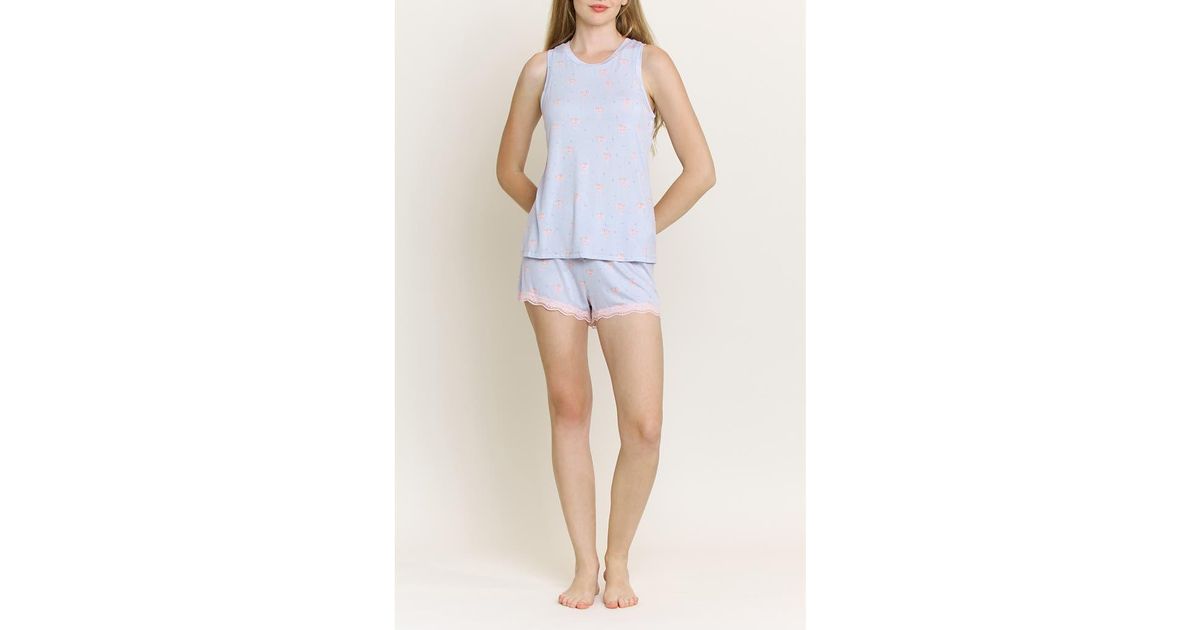Honeydew Intimates Intimates All American Shortie Pajamas in Blue | Lyst