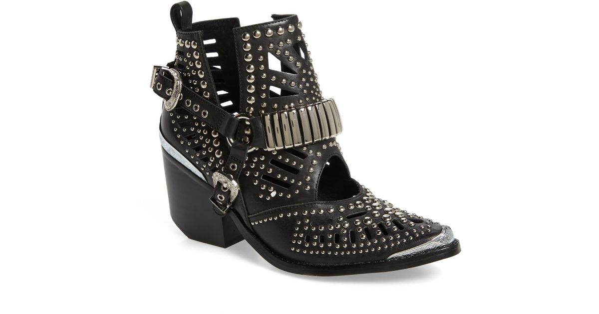 jeffrey campbell wylie studded western bootie