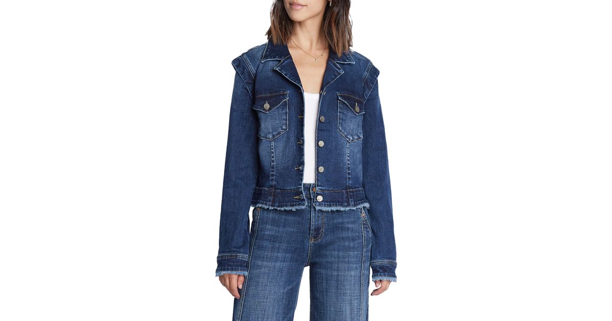 Wash Lab Denim Road Trip Denim Jacket in Blue Lyst
