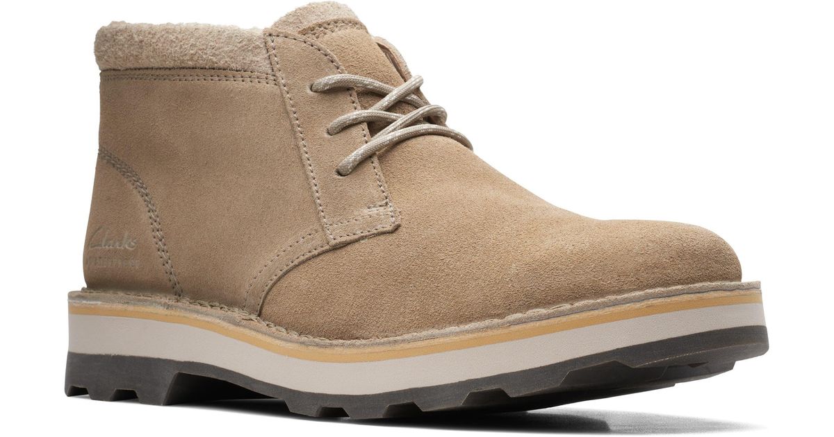 Clarks Clarks(r) Corston Db Waterproof Chukka Boot in Brown for Men | Lyst