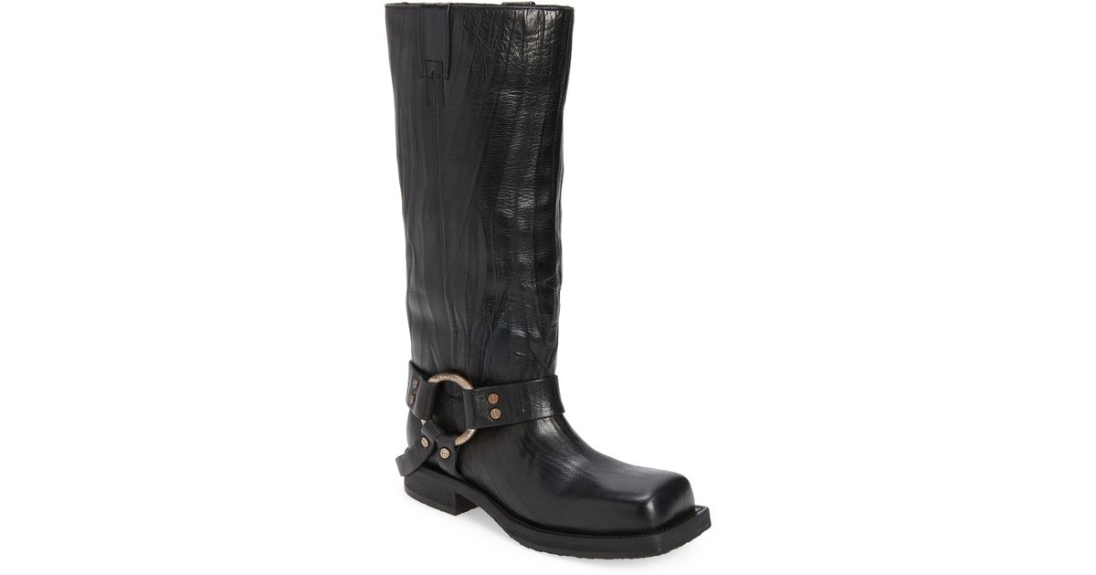 Acne Studios Balius Harness Engineer Boot in Black Lyst