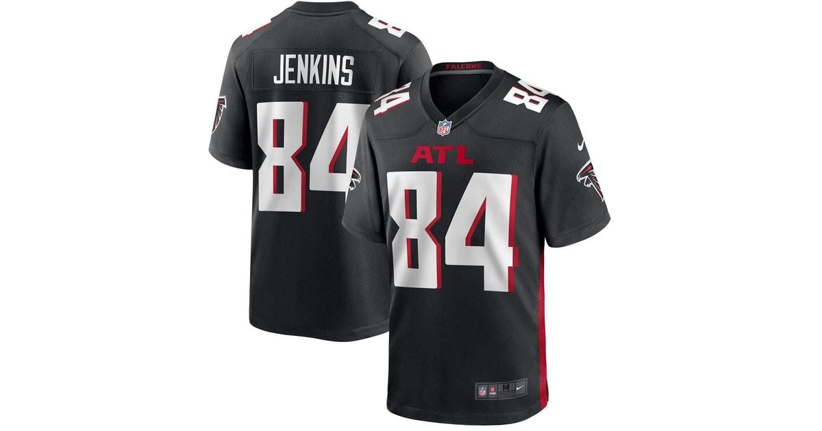 Alfred Jenkins Atlanta Falcons Nike Game Retired Player Jersey - Black