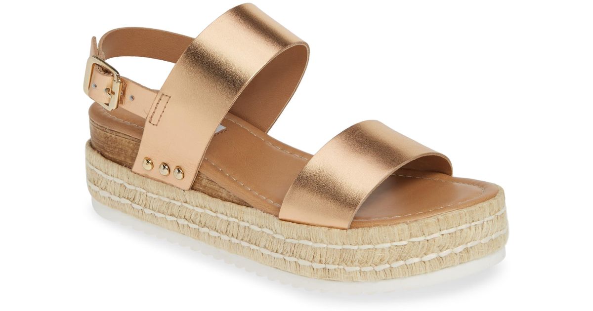 steve madden catia espadrille flatform sandals
