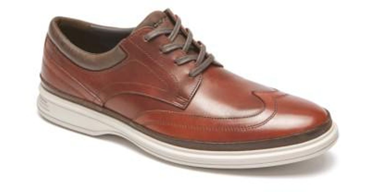 rockport wingtip black