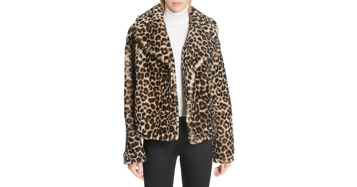 alc leopard coat