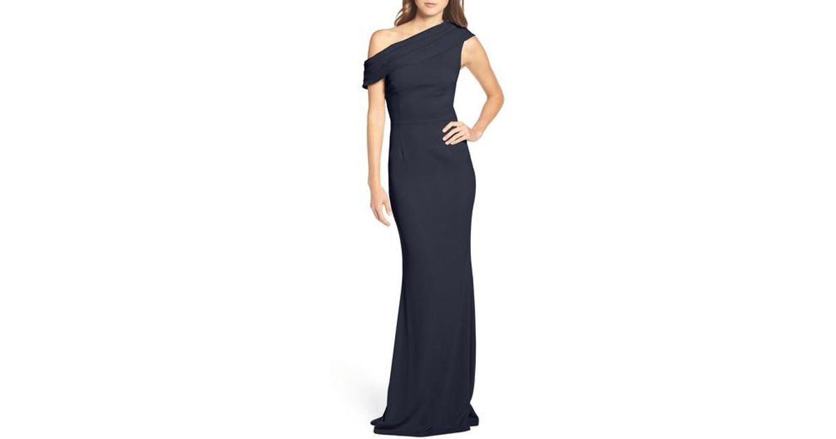 katie may one shoulder gown