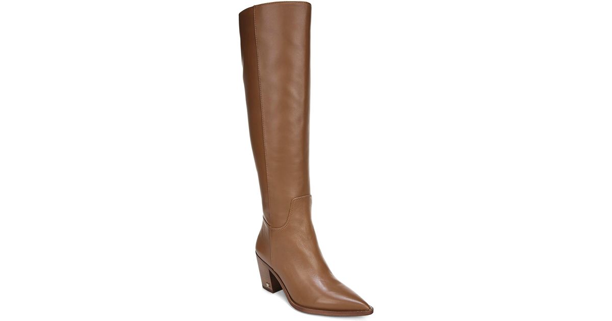 sam edelman lindsey pointed toe knee high boot