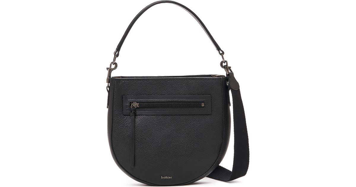 Botkier Beatrice Leather Crossbody Bag in Black | Lyst