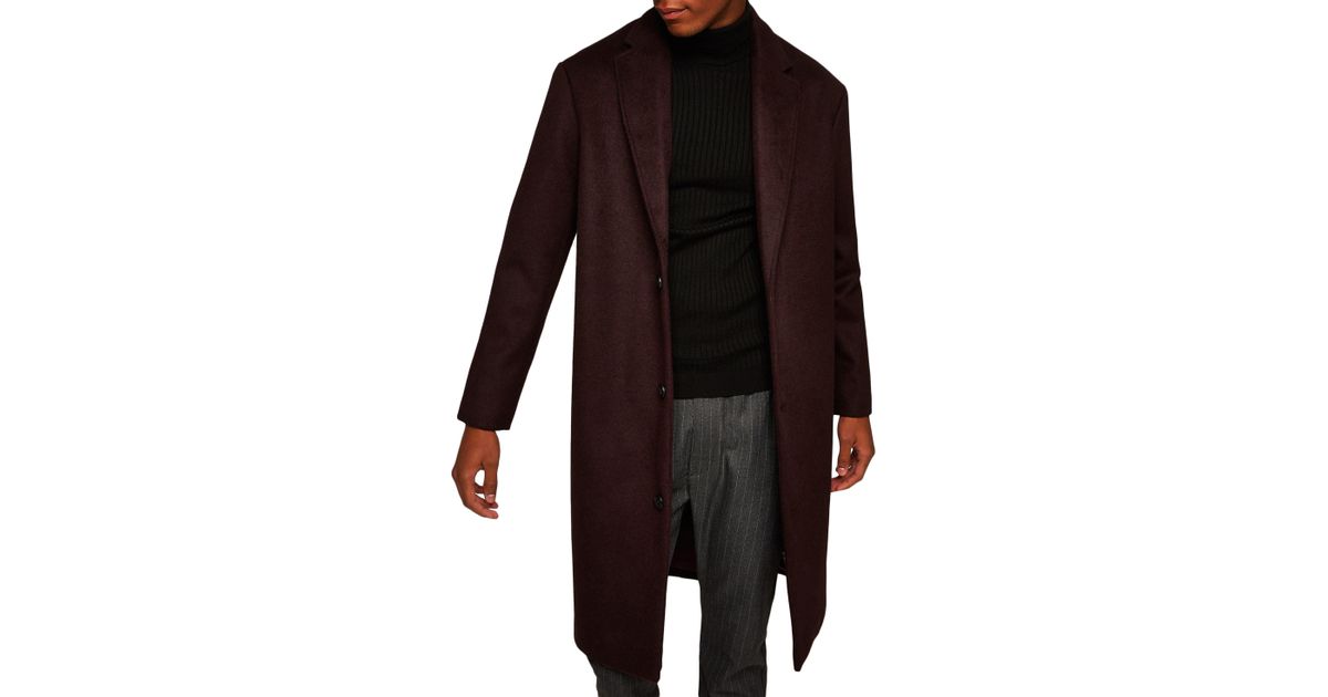 topman oversized coat