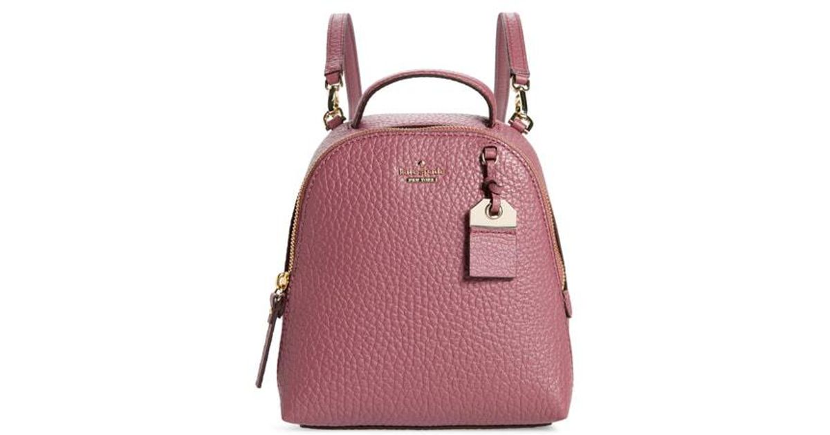 kate spade plum backpack