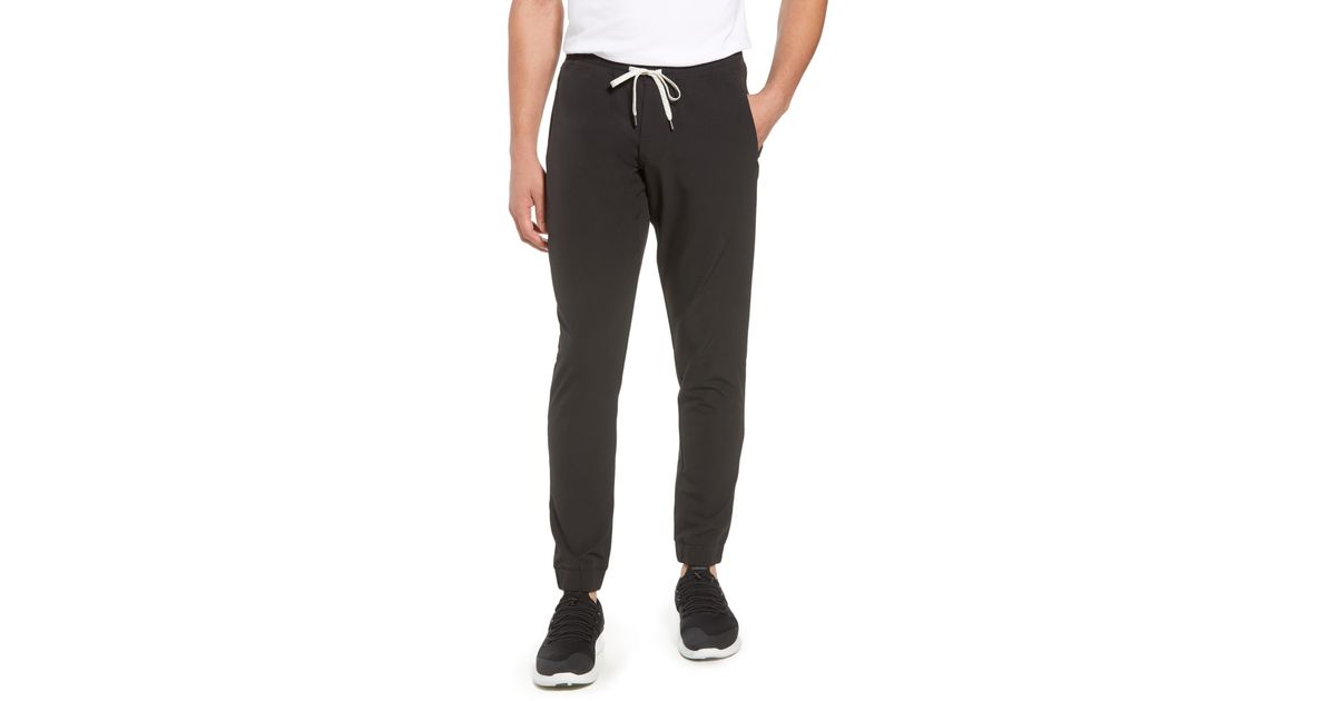 Vuori Transit Slim Fit Jogger Pants in Black for Men - Lyst