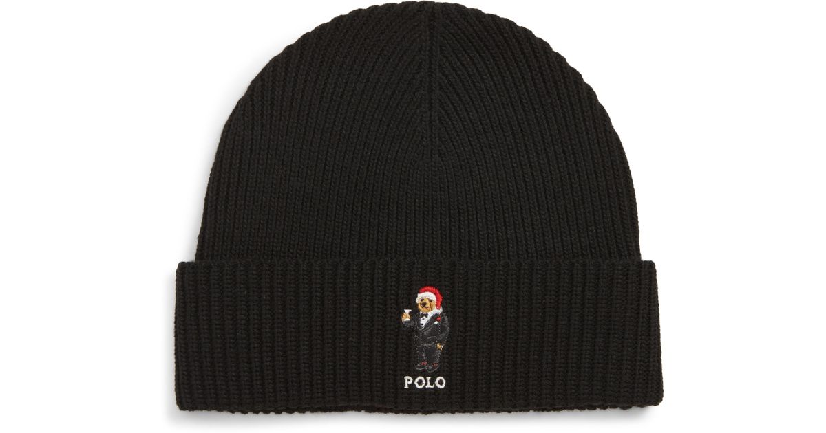 polo martini bear hat