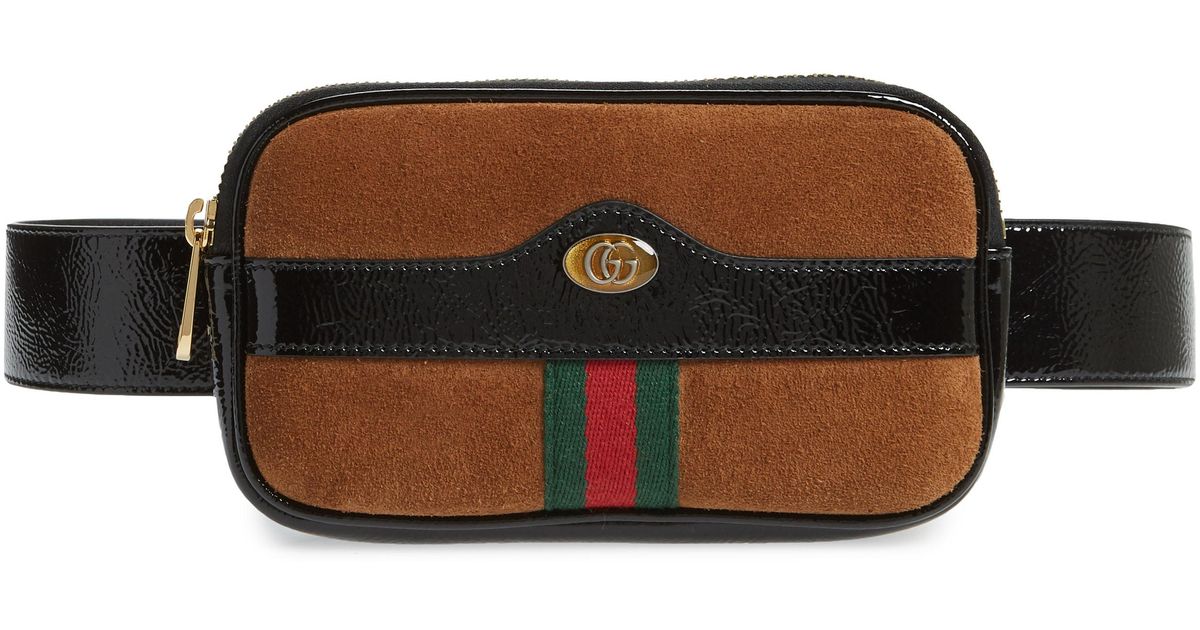 gucci ophidia suede belt bag