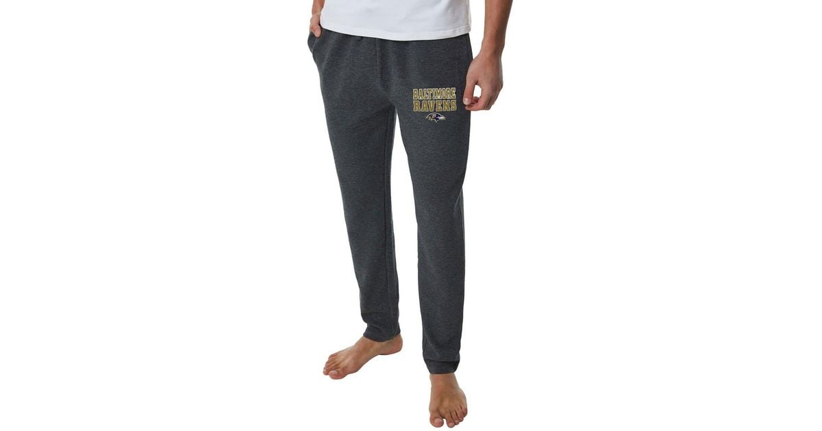 Concepts Sport Baltimore Ravens Resonance Tapered Lounge Pants At