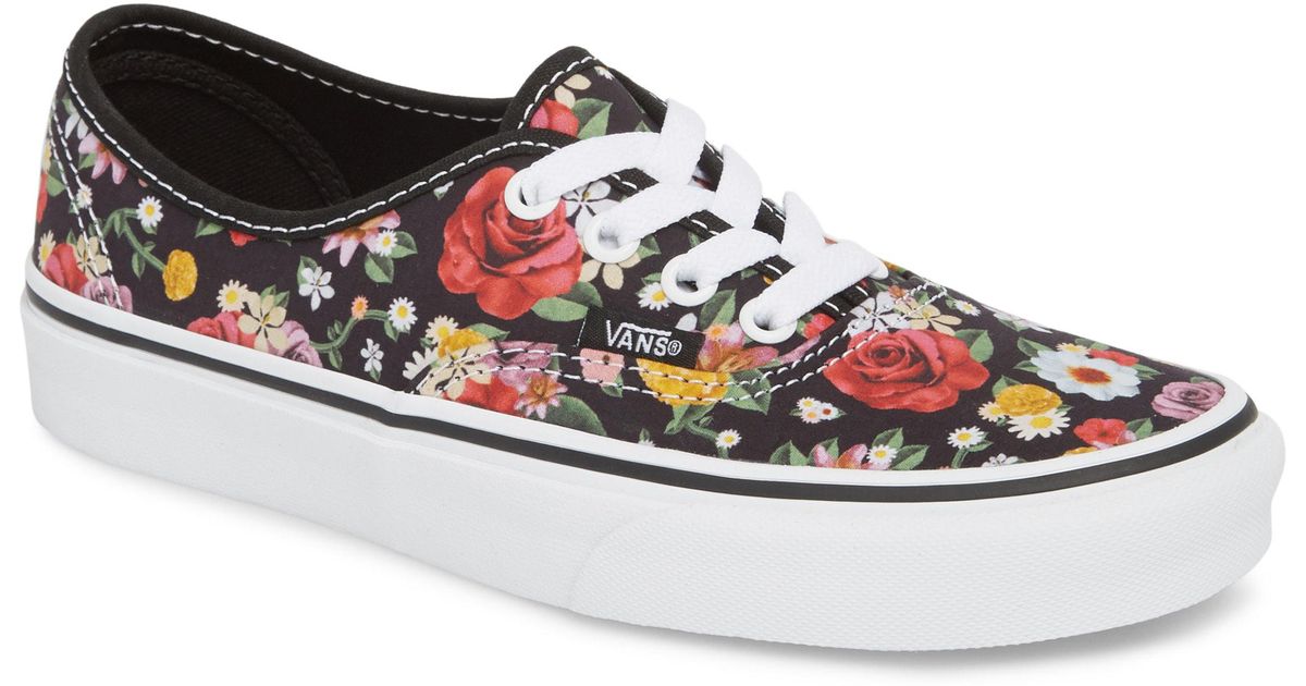 lux floral vans