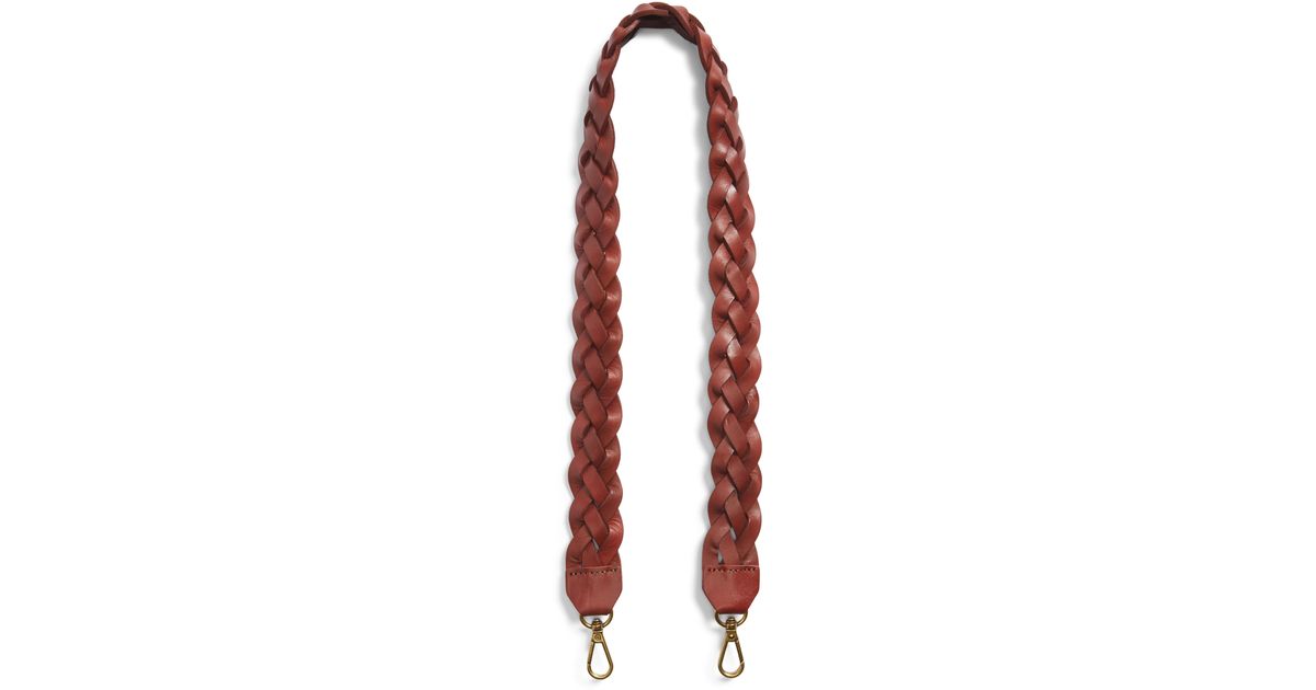 Madewell braided online bag strap