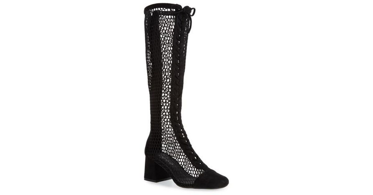 jeffrey campbell mesh boots