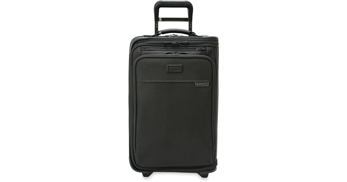 Briggs & Riley Upright Wheeled Garment Carryon Bag in Black for Men Lyst