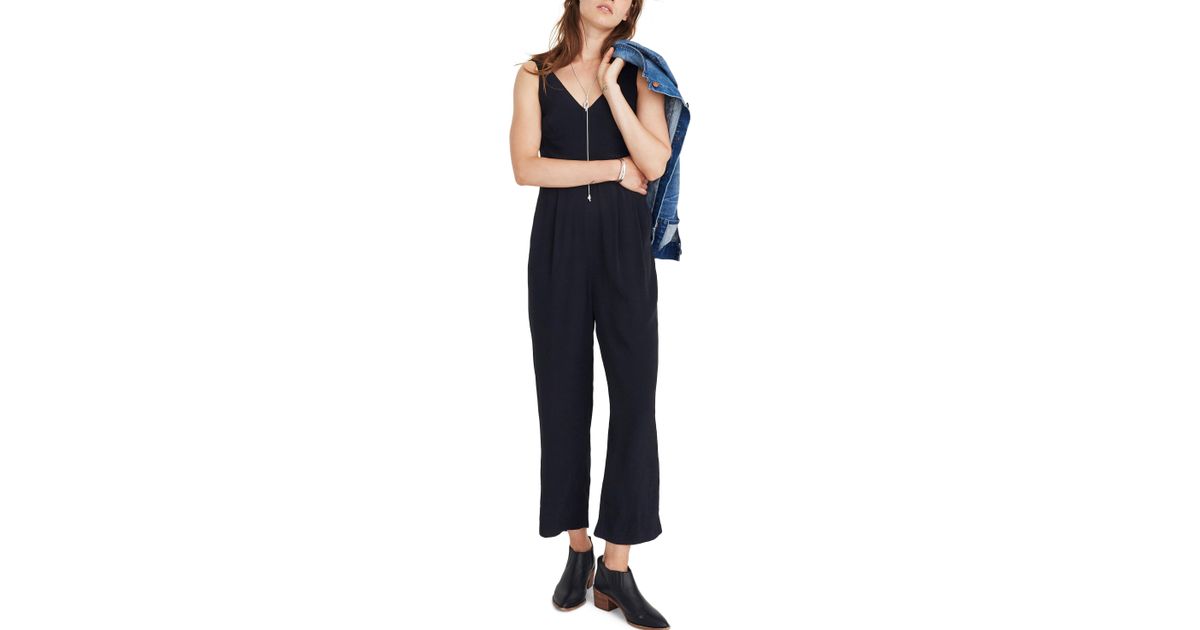 madewell v neck jumpsuit