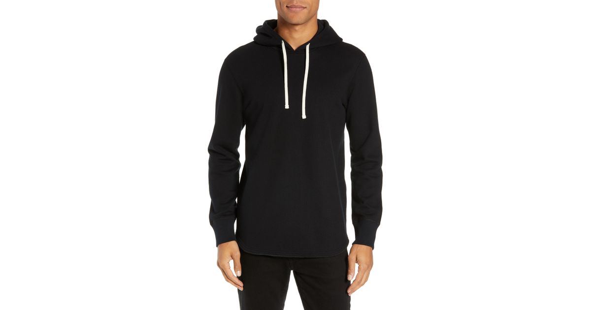reigning champ scalloped hoodie