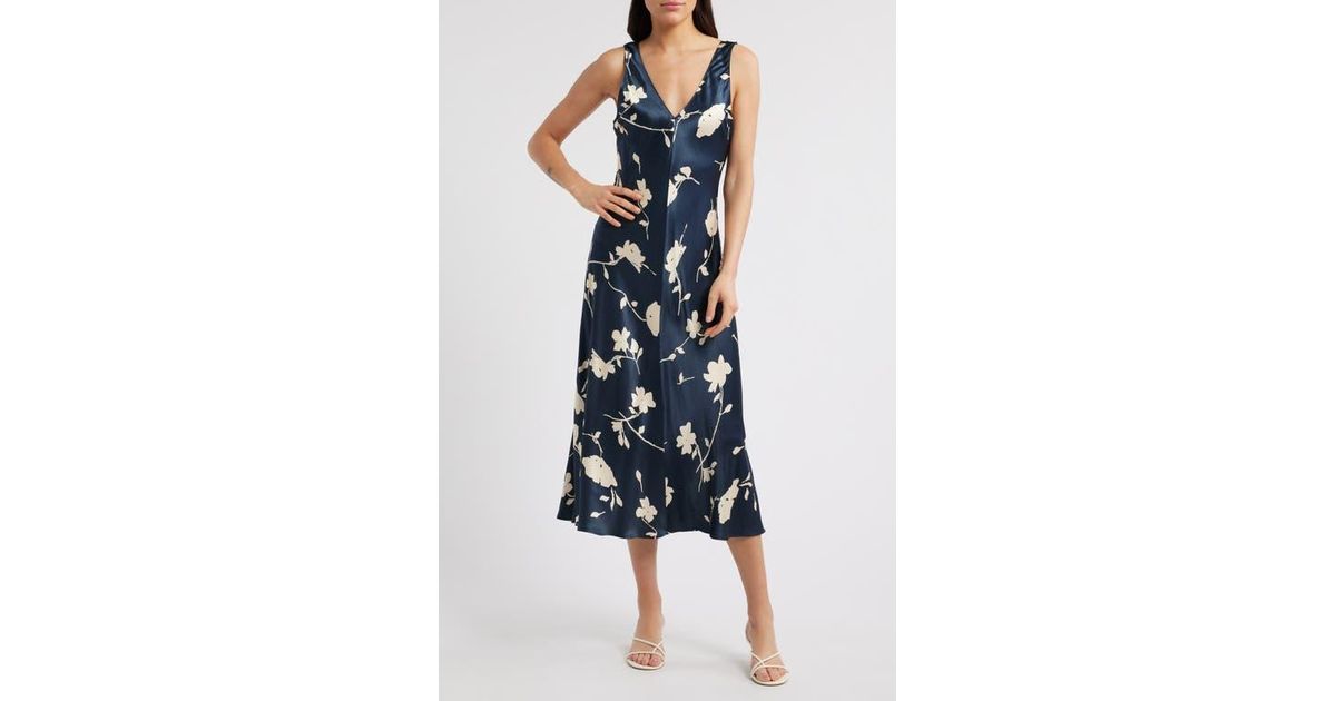 Rails Audrina Midi Floral Dress- Amaranth