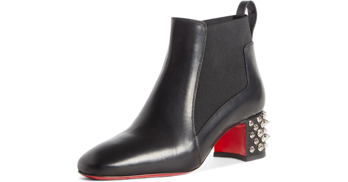 spike heel booties