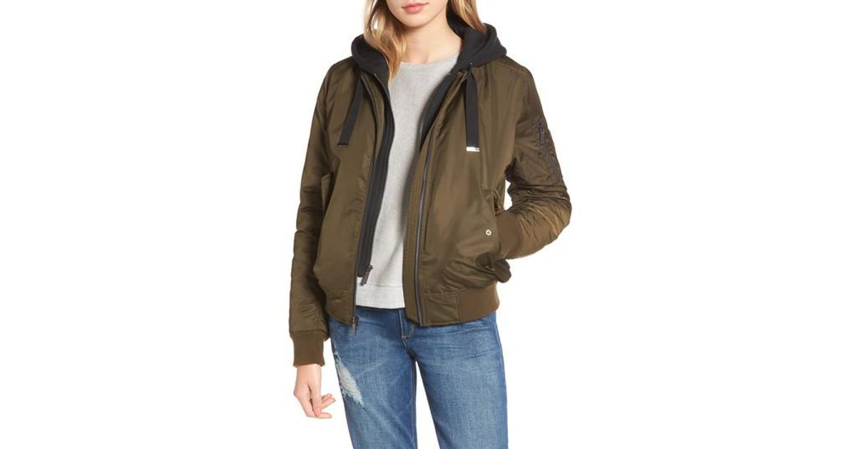 french connection hooded coat