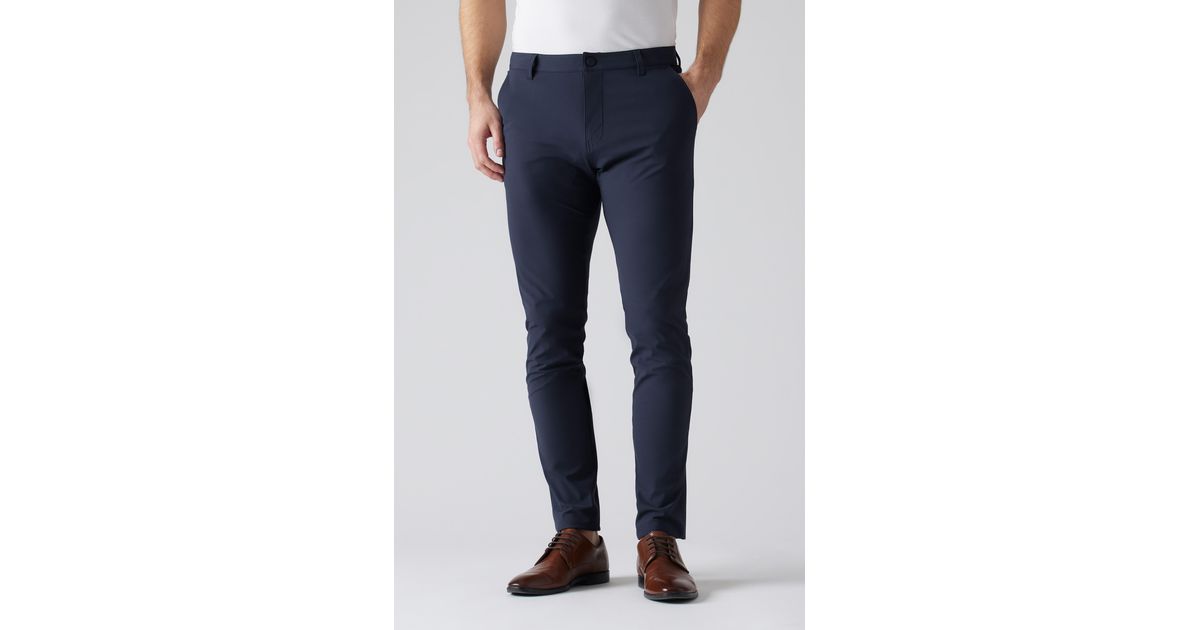 Rhone Commuter Slim Fit Pants in Blue for Men Lyst