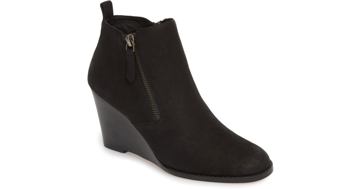 caslon wesley wedge bootie