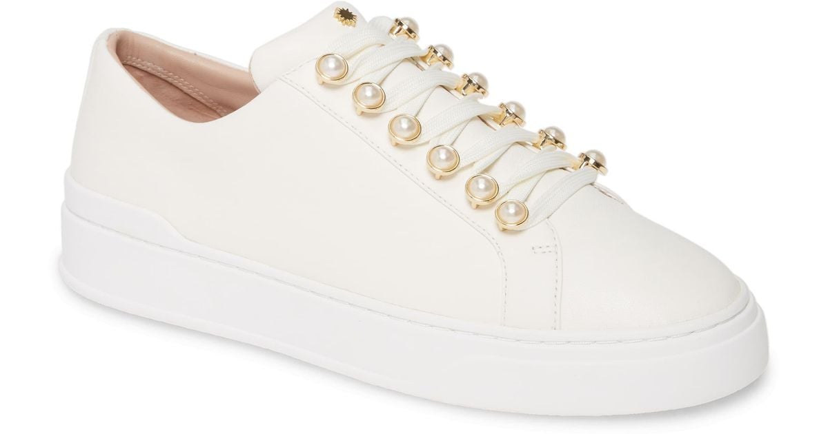 stuart weitzman excelsa leather sneaker