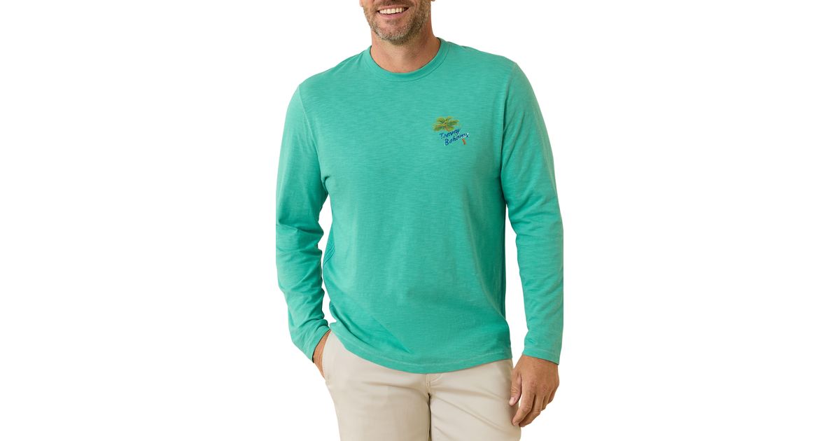 Tommy Bahama Beach Ya To It Embroidered Long Sleeve Graphic T-shirt in ...