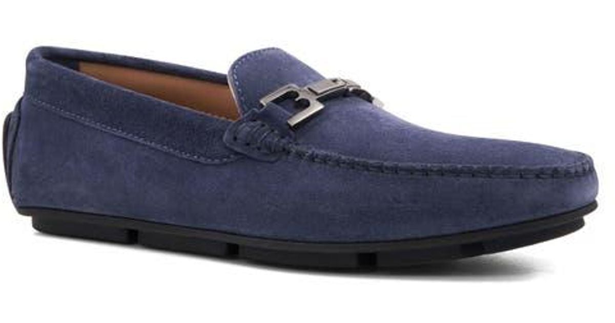 Bruno Magli Taso Driving Style Loafer in Blue for Men | Lyst