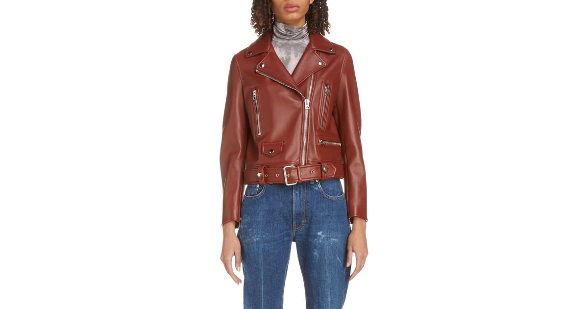 Acne Studios Mock Core Leather Moto Jacket In Black Lyst - Acne Studios Mock Core Leather Moto Jacket Acne Studios Mock Core Leather Moto Jacket In Black Lyst - Acne Studios Mock Core Leather Moto Jacket
