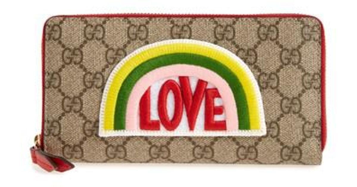 Gucci Embroidered Love Patch Gg Supreme 