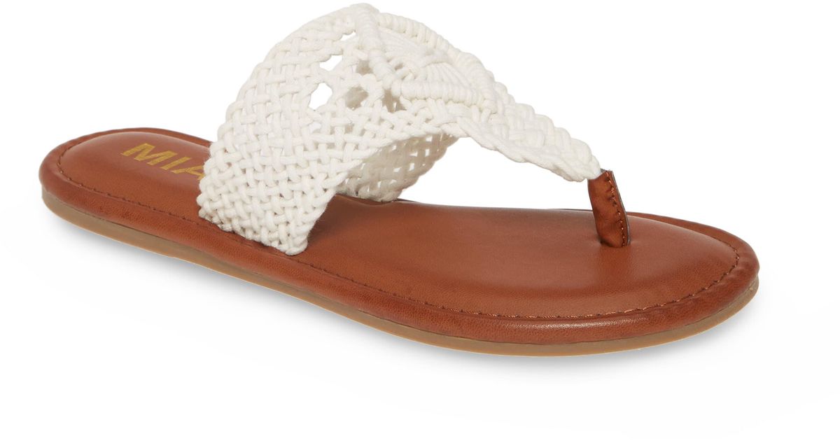 mia donna macrame sandal
