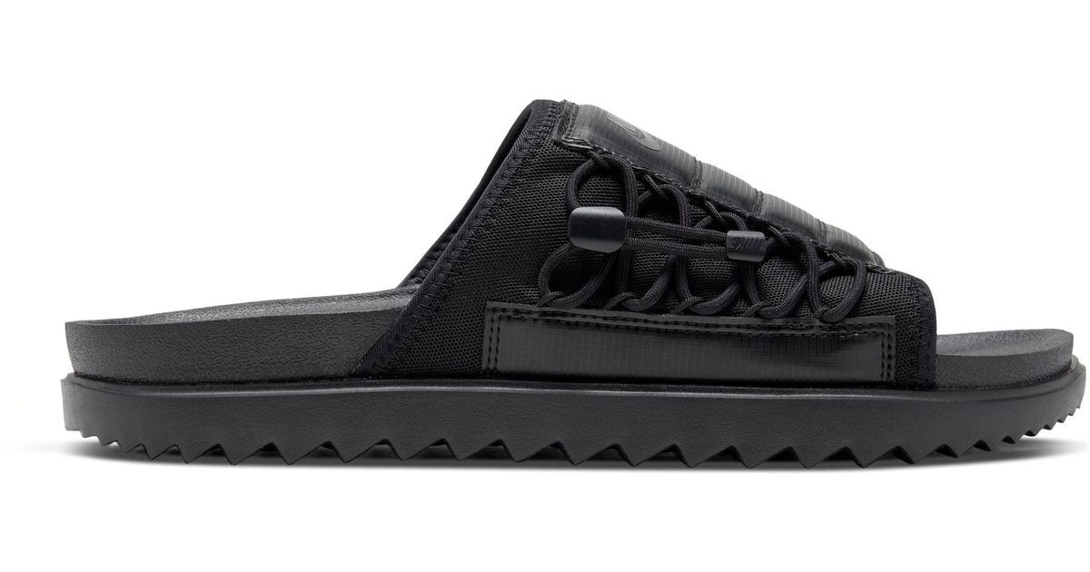nike all black sandals