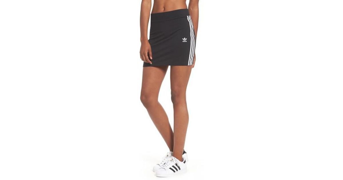 adidas 3 stripe mini skirt