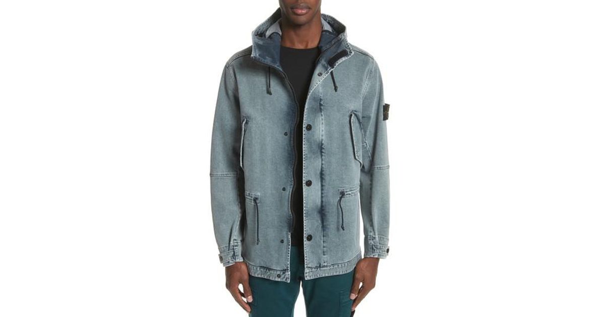 denim jacket stone island