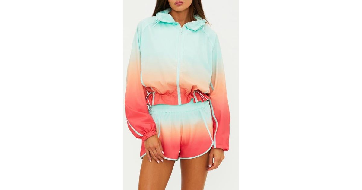 Beach Riot Shacket Beach Riot Casen Ombre Jacket in Red | Lyst